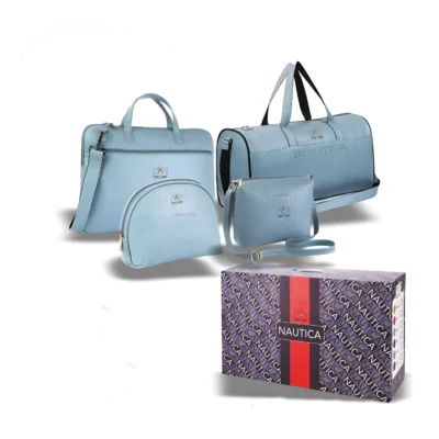 Buy Nautica 4-in-1 Travel Set - Light Blue in bulk for Corporate Gifting | Corporate Gyft
