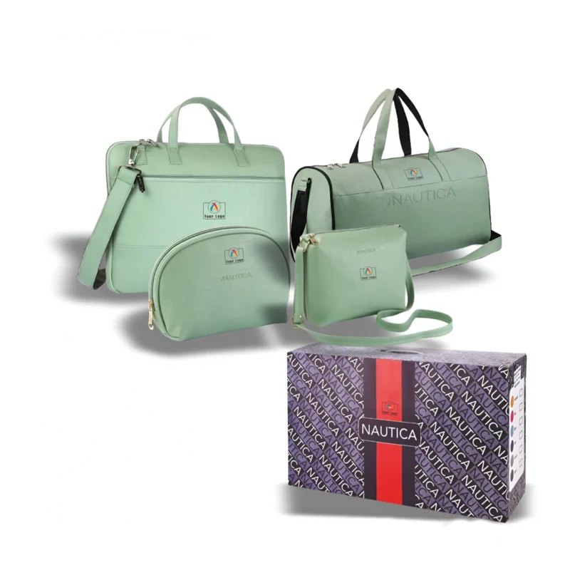 Buy Nautica 4-in-1 Travel Set - Light Green in bulk for Corporate Gifting | Corporate Gyft