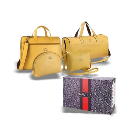 Buy Nautica 4-in-1 Travel Set - Yellow in bulk for Corporate Gifting | Corporate Gyft