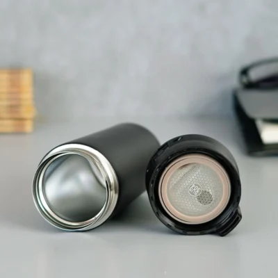 Buy Stainless Steel Push Button Mug in bulk for Corporate Gifting | Corporate Gyft