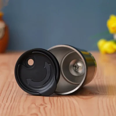 Buy Suction Mug - Black in bulk for Corporate Gifting | Corporate Gyft