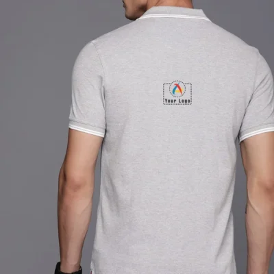 Buy Allen Solly Men's Grey Polo T-Shirt in bulk for Corporate Gifting | Corporate Gyft