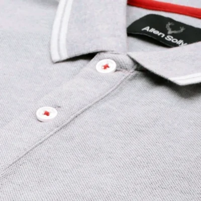 Buy Allen Solly Men's Grey Polo T-Shirt in bulk for Corporate Gifting | Corporate Gyft