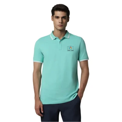 Buy Allen Solly Men's Mint Green Polo T-Shirt in bulk for Corporate Gifting | Corporate Gyft