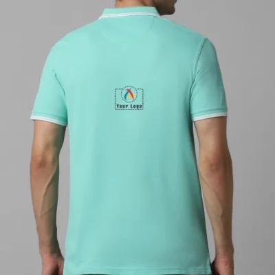 Buy Allen Solly Men's Mint Green Polo T-Shirt in bulk for Corporate Gifting | Corporate Gyft