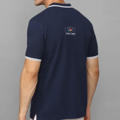 Buy Allen Solly Men's Navy Blue Polo T-Shirt in bulk for Corporate Gifting | Corporate Gyft