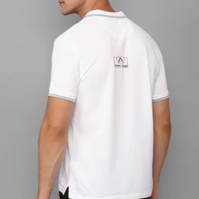Buy Allen Solly Men's White Polo T-Shirt in bulk for Corporate Gifting | Corporate Gyft