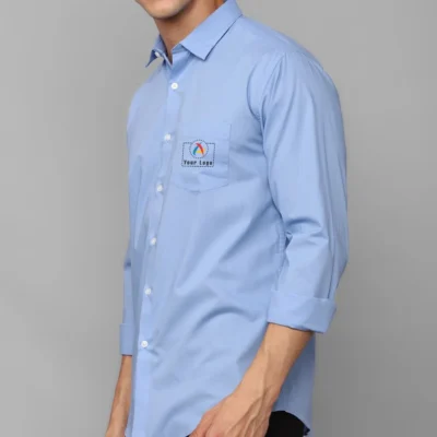 Buy Allen Solly Men’s Blue Shirt in bulk for Corporate Gifting | Corporate Gyft