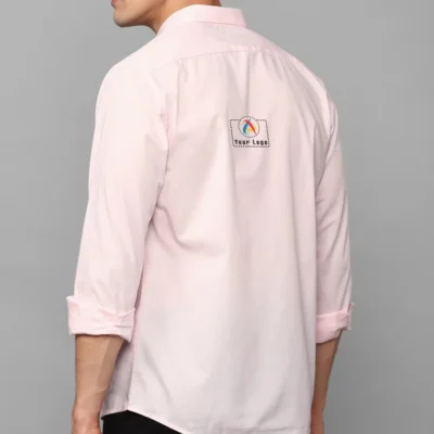 Buy Allen Solly Men’s Pink Shirt in bulk for Corporate Gifting | Corporate Gyft