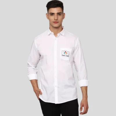 Buy Allen Solly Men’s White Shirt in bulk for Corporate Gifting | Corporate Gyft