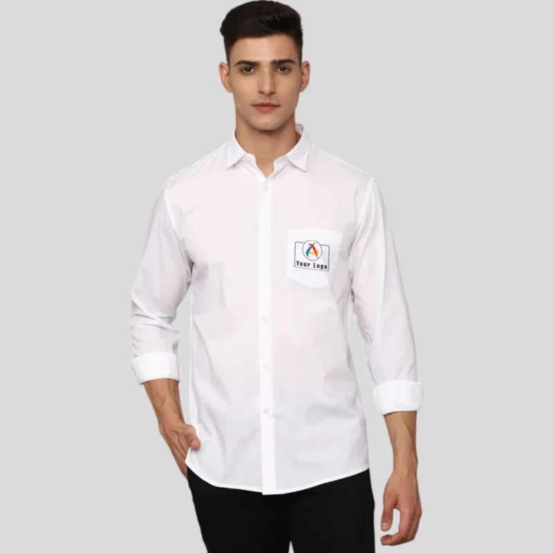 Buy Allen Solly Men’s White Shirt in bulk for Corporate Gifting | Corporate Gyft