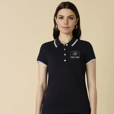 Buy Allen Solly Women's Black T-shirt in bulk for Corporate Gifting | Corporate Gyft