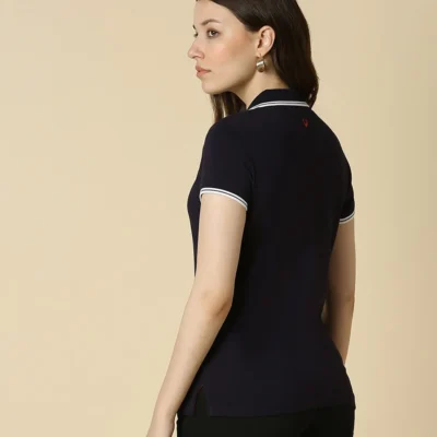 Buy Allen Solly Women's Black T-shirt in bulk for Corporate Gifting | Corporate Gyft