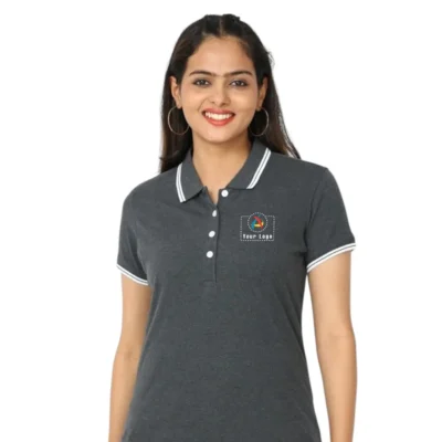 Buy Allen Solly Women's Grey T-shirt in bulk for Corporate Gifting | Corporate Gyft