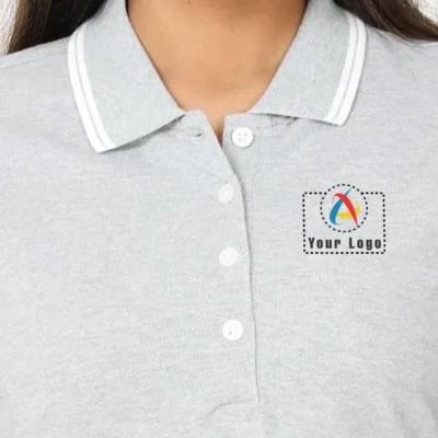 Buy Allen Solly Women's Light Grey T-shirt in bulk for Corporate Gifting | Corporate Gyft