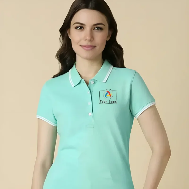 Buy Allen Solly Women's Mint Green T-shirt in bulk for Corporate Gifting | Corporate Gyft