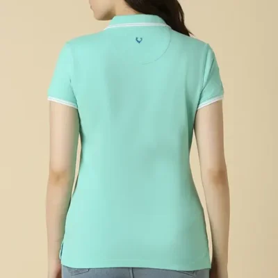 Buy Allen Solly Women's Mint Green T-shirt in bulk for Corporate Gifting | Corporate Gyft