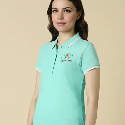 Buy Allen Solly Women's Mint Green T-shirt in bulk for Corporate Gifting | Corporate Gyft