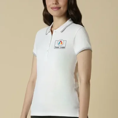 Buy Allen Solly Women's White T-shirt in bulk for Corporate Gifting | Corporate Gyft