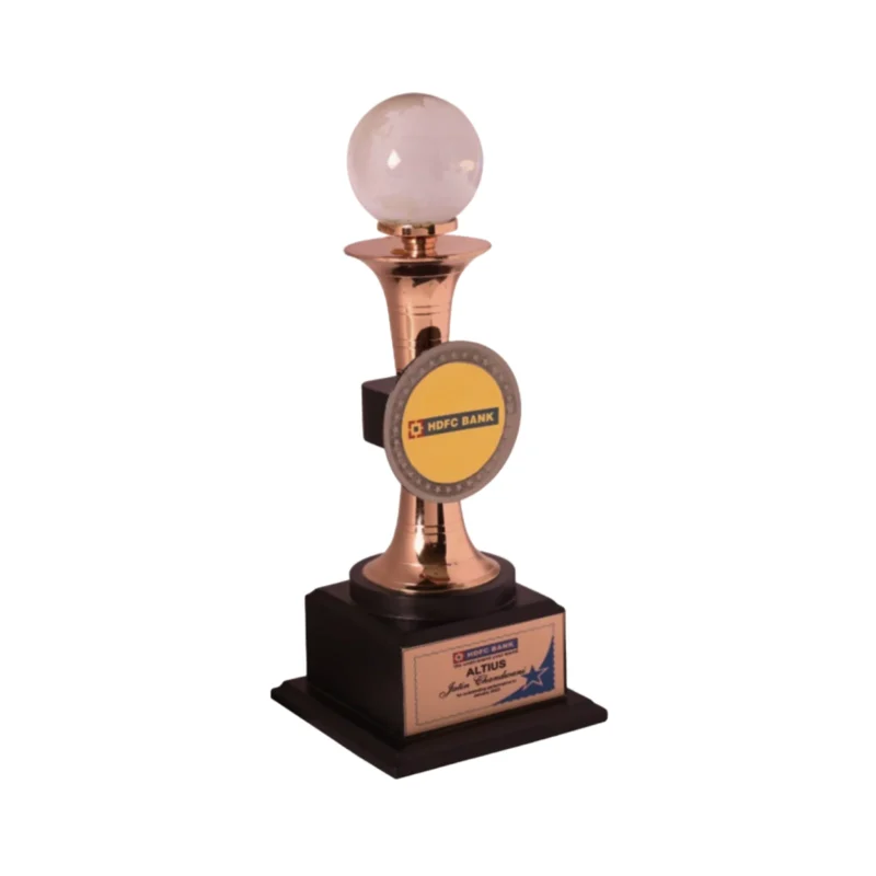 Buy Apex Crystal Ball Trophy - 156 in bulk for Corporate Gifting | Corporate Gyft