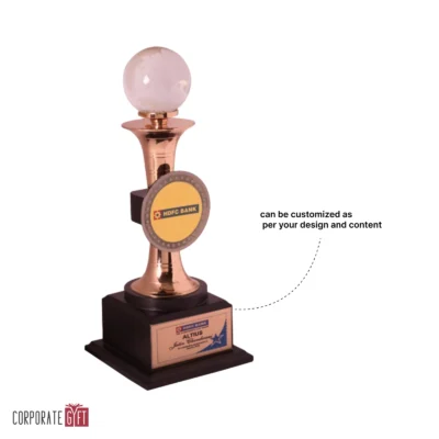 Buy Apex Crystal Ball Trophy - 156 in bulk for Corporate Gifting | Corporate Gyft