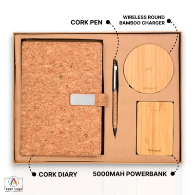 Buy Birch Eco-Friendly 4-in-1 Gift Set in bulk for Corporate Gifting | Corporate Gyft