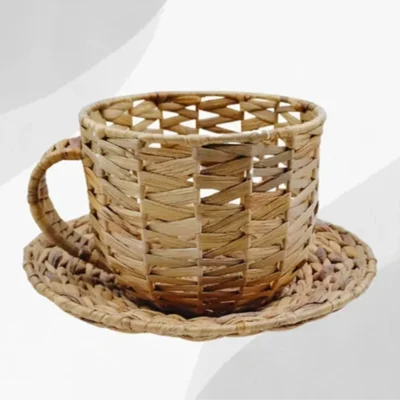 Buy Cup and Saucer Basket in bulk for Corporate Gifting | Corporate Gyft