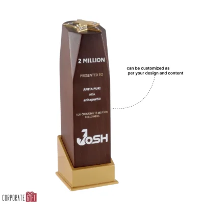 Buy Digital Tower Beacon Trophy - 138 in bulk for Corporate Gifting | Corporate Gyft