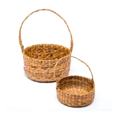 Buy Handcrafted Cane Gift Basket in bulk for Corporate Gifting | Corporate Gyft