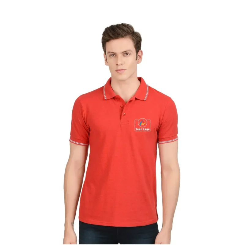 Buy AWG Green Polo T- Shirt - Red in bulk for Corporate Gifting | Corporate Gyft