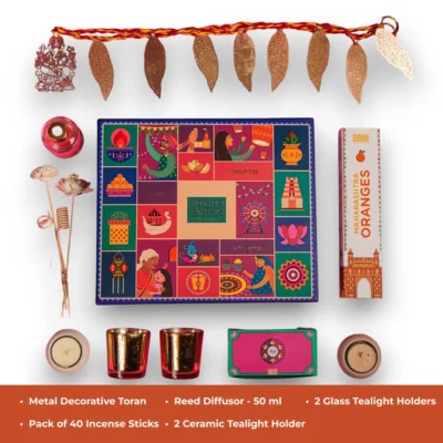 Buy Light and Fragrance Diwali Box in bulk for Corporate Gifting | Corporate Gyft