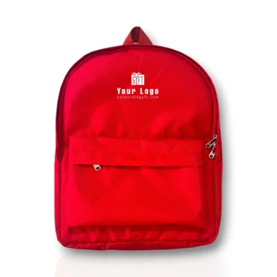 Buy Red Essential Backpack in bulk for Corporate Gifting | Corporate Gyft