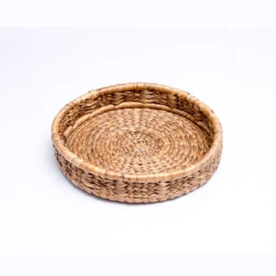 Buy Round Cane Tray in bulk for Corporate Gifting | Corporate Gyft