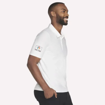 Buy Skechers Men’s Polo T-Shirt - White in bulk for Corporate Gifting | Corporate Gyft