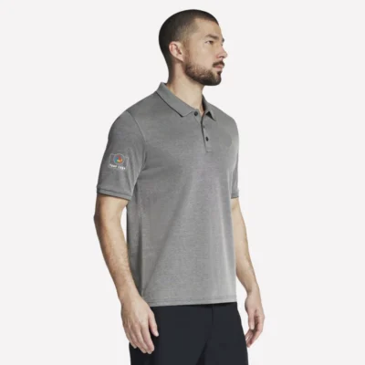 Buy Skechers Men’s Polo T-Shirt - Grey in bulk for Corporate Gifting | Corporate Gyft