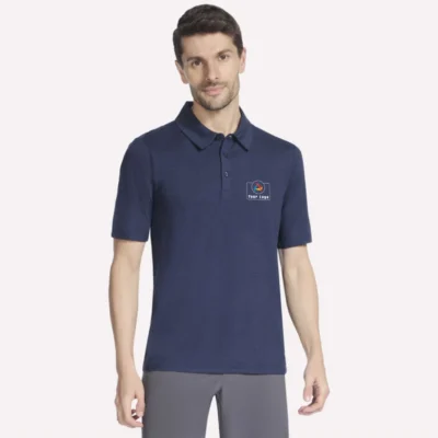 Buy Skechers Men’s Polo T-Shirt - Navy Blue in bulk for Corporate Gifting | Corporate Gyft