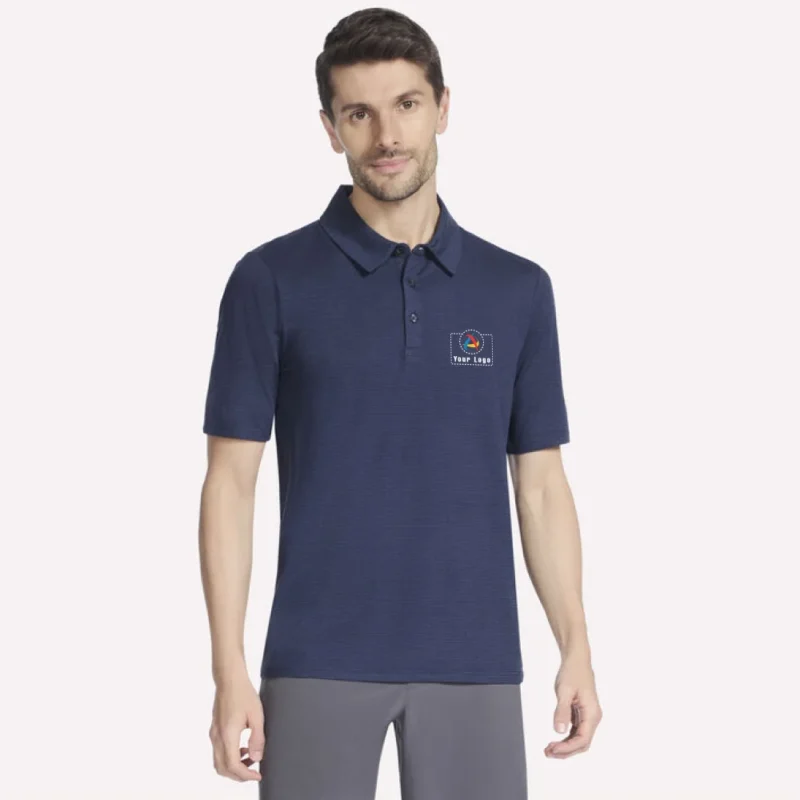 Buy Skechers Men’s Polo T-Shirt - Navy Blue in bulk for Corporate Gifting | Corporate Gyft