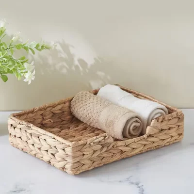 Buy Handwoven Square Cane Tray in bulk for Corporate Gifting | Corporate Gyft