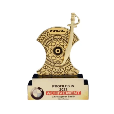 Buy The Mandala Blade Trophy - 155 in bulk for Corporate Gifting | Corporate Gyft