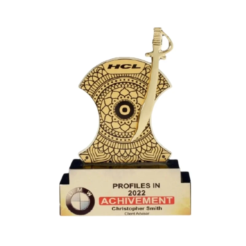 Buy The Mandala Blade Trophy - 155 in bulk for Corporate Gifting | Corporate Gyft