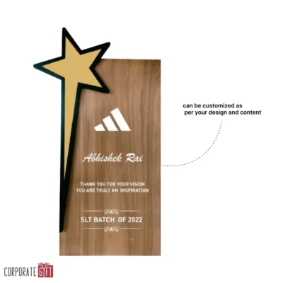 Buy Wooden Radiance Trophy - 141 in bulk for Corporate Gifting | Corporate Gyft