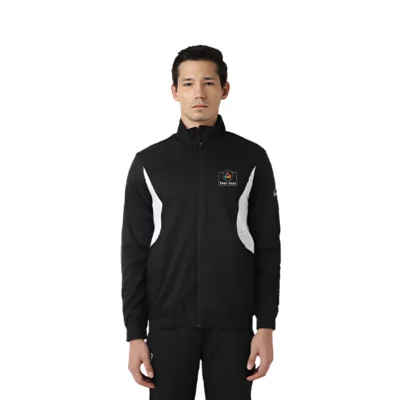 Buy Asics Colourblock Track Jacket - Black in bulk for Corporate Gifting | Corporate Gyft