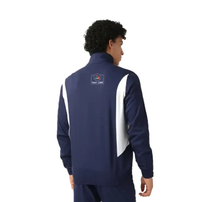 Buy Asics Colourblock Track Jacket - Navy Blue in bulk for Corporate Gifting | Corporate Gyft