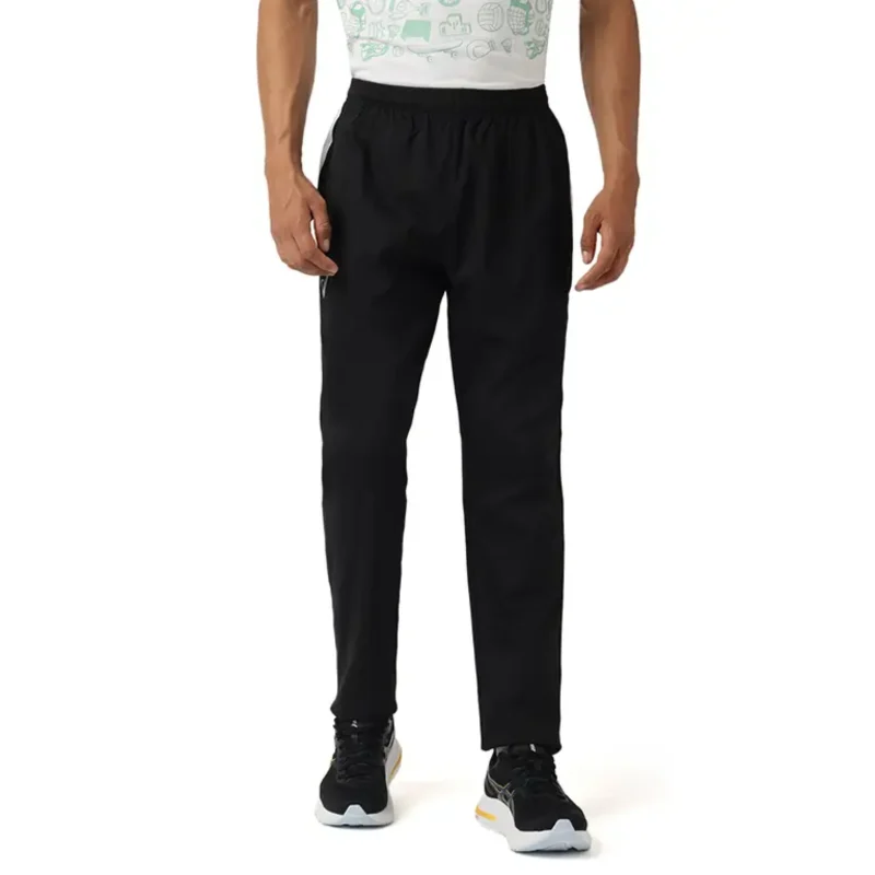 Buy Asics Contrast Panel Trackpant - Black in bulk for Corporate Gifting | Corporate Gyft