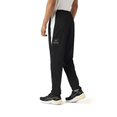 Buy Asics Contrast Panel Trackpant - Black in bulk for Corporate Gifting | Corporate Gyft