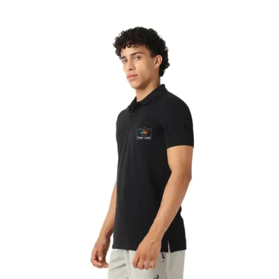 Buy Asics Polo Pique T-shirt - Black in bulk for Corporate Gifting | Corporate Gyft