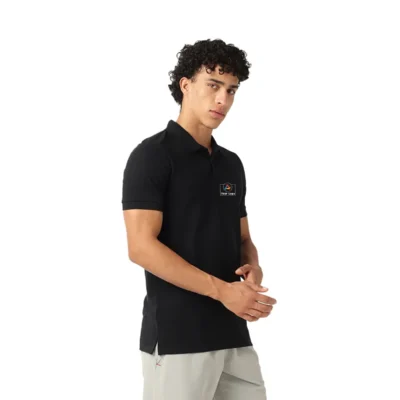Buy Asics Polo Pique T-shirt - Black in bulk for Corporate Gifting | Corporate Gyft