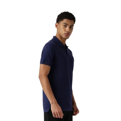 Buy Asics Polo Pique T-shirt - Navy Blue in bulk for Corporate Gifting | Corporate Gyft
