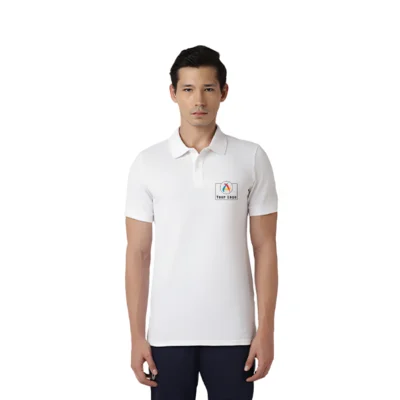 Buy Asics Polo Pique T-shirt - White in bulk for Corporate Gifting | Corporate Gyft