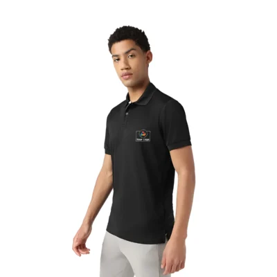 Buy Asics ProTees Polo T-shirt - Black in bulk for Corporate Gifting | Corporate Gyft